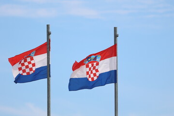 The flags of Croatia are flown on the holiday