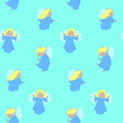 angel; christmas; vector; angels; paper; illustration; cut; white; decoration; baby shower; silhouette; wings; holiday; background; merry; isolated; celebration; ornament; card; baby; light; religion;