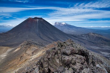 Tongariro, Ngaurahoe and Ruapehu, New Zealand