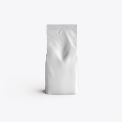 Fototapeta na wymiar Set Plastic Food Bag Mockup. 3D render