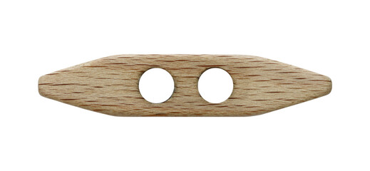 Detail of the old and used button isolated on transparent background