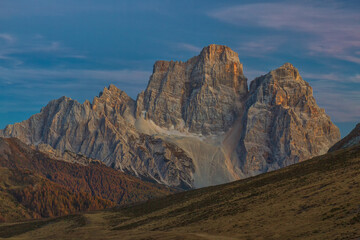The Dolomites also known as the Dolomite Mountains, Dolomite Alps or Dolomitic Alps, are a mountain range located in northeastern Italy.