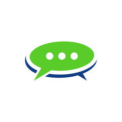 Logo Chatting App Vector Template Design, Talk Logo, designed for chat applications