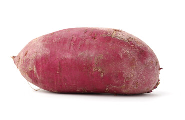 Sweet potato isolated on white background