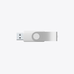 USB Flash Drive Mockup. 3D render