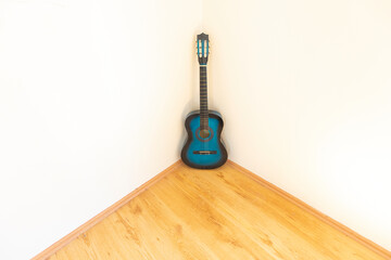 Blue Guitar in the Room, Uskudar Istanbul, Turkey