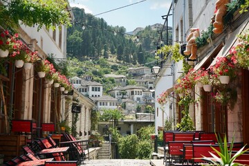 Obraz premium Gjirokaster Albania 2022 July 