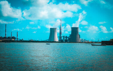 Obraz premium nuclear power plant