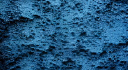 Old wall pattern texture cement blue dark abstract blue color design with black gradient background.