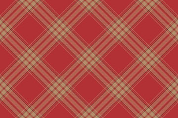 Tartan plaid background, diagonal check seamless pattern. Vector fabric texture for textile print, wrapping paper, gift card, wallpaper.