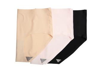 women's briefs isolated on a white background. Women's underwear. 