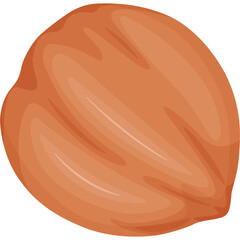 Hazelnut. Nuts in shell.