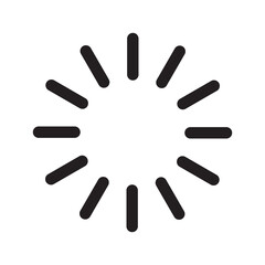Graphic flat loading icon for your design and website