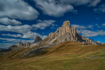 Fototapeta premium The Dolomites also known as the Dolomite Mountains, Dolomite Alps or Dolomitic Alps, are a mountain range located in northeastern Italy.