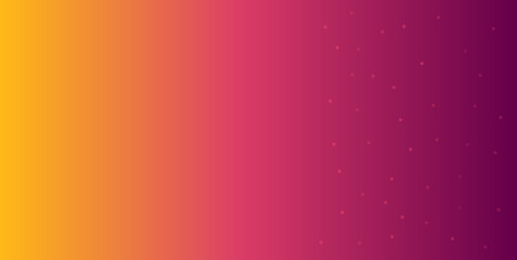 Yellow, pink and purple gradient with magic dots background.