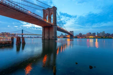 Badkamer foto achterwand Brooklyn Bridge in New York City © SeanPavonePhoto