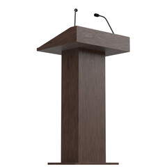 3D rendering illustration of a podium