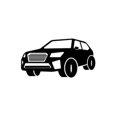 Suv icon vector illustration transport. Isolated object on a white background. Isolate.