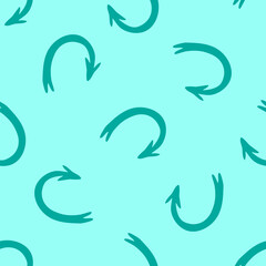 rounded arrows vector seamless pattern