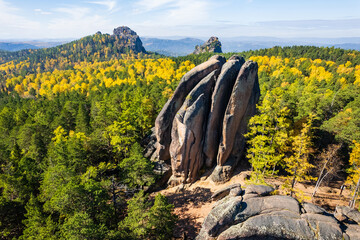 Autumn landscape in the national park