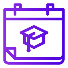 graduation day icon illustration