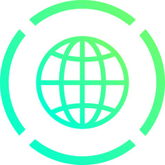 Globe ui icon