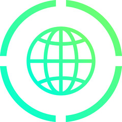 Globe ui icon
