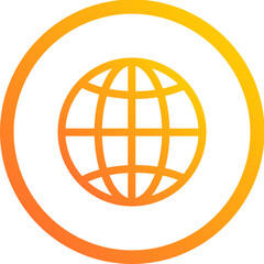 Globe ui icon
