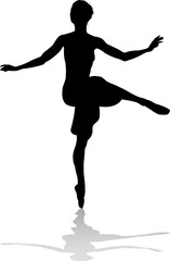 Dancing Ballet Dancer Silhouette © Christos Georghiou