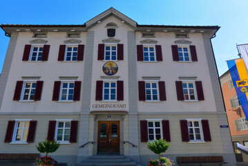 Gemeindeamt Schruns im Bezirk Bludenz in Vorarlberg, Österreich