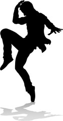 Street Dance Dancer Silhouette