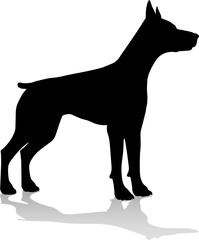 Dog Silhouette Pet Animal