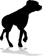 Dog Silhouette Pet Animal