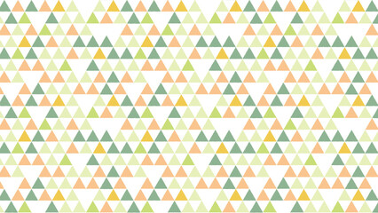 秋色三角モザイクパターン　16：9