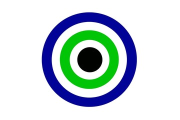Multicolour abstract Target Board.