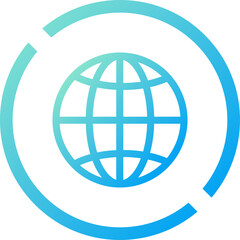 Globe ui icon