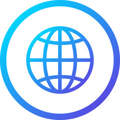 Globe ui icon 