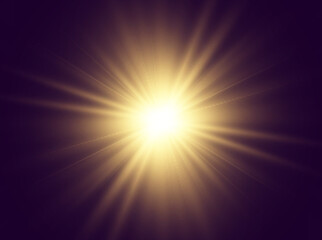 	
Bright beautiful star.Vector illustration of a light effect on a transparent background.