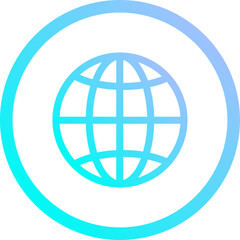 Globe ui icon 