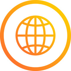 Globe ui icon 