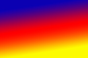  Creative design background illustration, Multicolour abstract background Gradient of blue red and yellow color. 