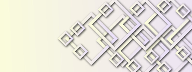 Abstract modern colorful geometric overlapping square pattern design of technology background. You can use for add, poster, design artwork, template, banner, print, annual report.