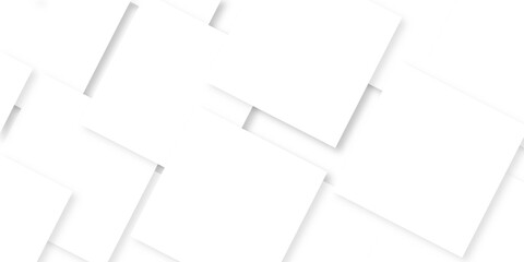 Abstract background with black and white tone of many square and rectangles shapes on white background for modern geometric pattern, art decoration. vintage light grunge Scottish tartan texture .