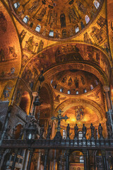 Fototapeta na wymiar Basilique Saint-Marc Venise Basilica San Marco