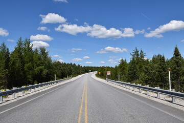 The James Bay road, Québec, Canada