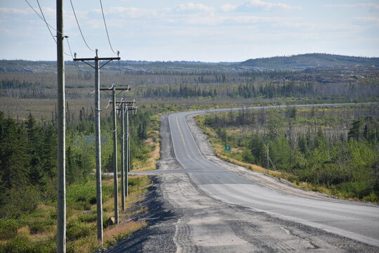 The James Bay Road, Baie James, Québec, Canada