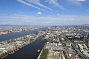 大阪市ない空撮