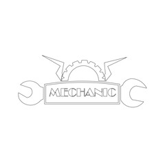 vector toolbox garage illustration art