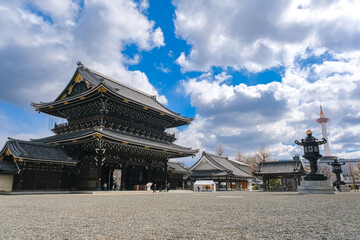 Naklejka premium 京都市下京区 東本願寺 境内