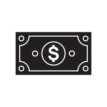 Graphic flat money icon for your design and website